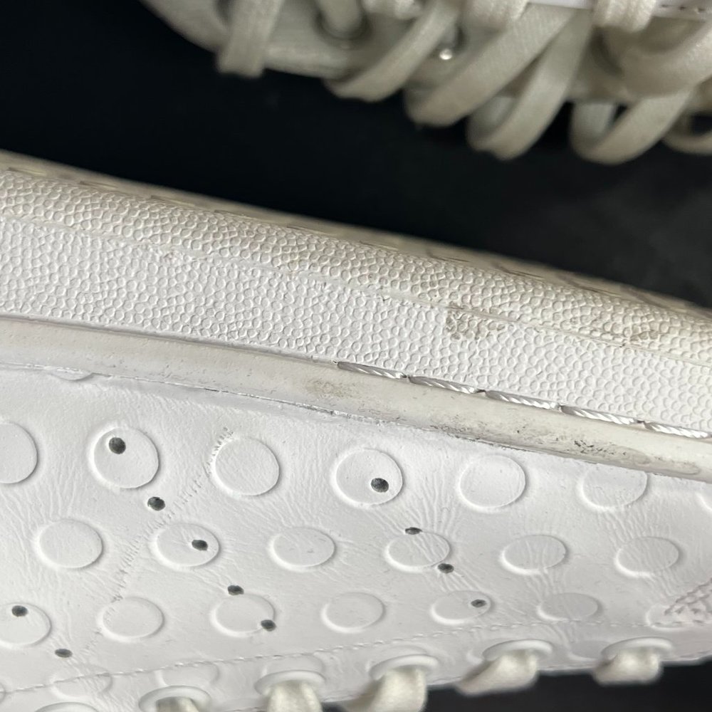 Adidas Stan Smith Green & White Embossed Polka Dot Sneakers - Picture 10 of 13